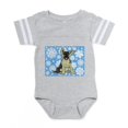 thumbnail image 1 of CafePress - FIN Holiday German Shepherd - Cute Infant Baby Football Bodysuit, 1 of 3