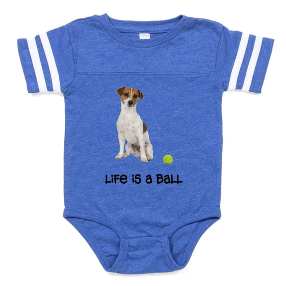 CafePress - FIN JRT Life - Cute Infant Baby Football Bodysuit