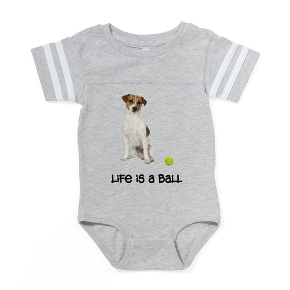 CafePress - FIN JRT Life - Cute Infant Baby Football Bodysuit