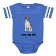thumbnail image 1 of CafePress - FIN JRT Lover - Cute Infant Baby Football Bodysuit, 1 of 3