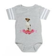 thumbnail image 1 of CafePress - FIN Jackrussellterrier Valentine Baby Football Bod - Cute Infant Baby Football Bodysuit, 1 of 3