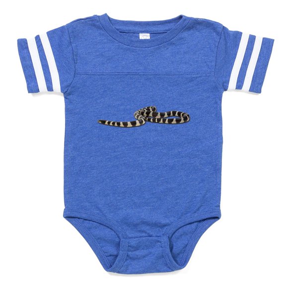CafePress - FIN King Snake - Cute Infant Baby Football Bodysuit