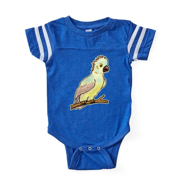 CafePress - FIN Leadbeaters Cockatoo2 - Cute Infant Baby Football Bodysuit