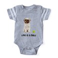 thumbnail image 1 of CafePress - FIN Lhasa Apso Life - Cute Infant Baby Football Bodysuit, 1 of 3