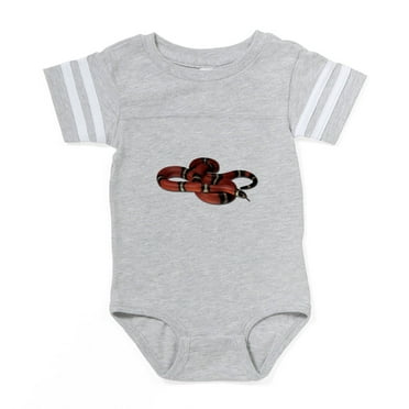 CafePress - FIN Milk Snake2 - Cute Infant Baby Football Bodysuit