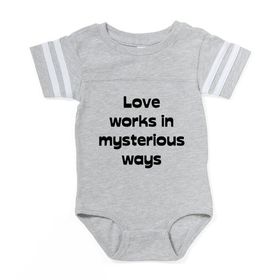 CafePress - FIN Mysterious Ways - Cute Infant Baby Football Bodysuit