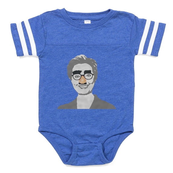 CafePress - FIN Nose Glasses Hillary Clinton Baby Football Bod - Cute Infant Baby Football Bodysuit