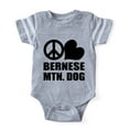 thumbnail image 1 of CafePress - FIN Peace Love Bernese - Cute Infant Baby Football Bodysuit, 1 of 3