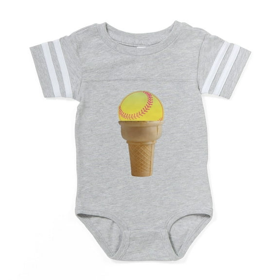 CafePress - FIN Perfect Summer ... - Cute Infant Baby Football Bodysuit