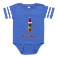 thumbnail image 1 of CafePress - FIN Puggle Merry Xmas - Cute Infant Baby Football Bodysuit, 1 of 3