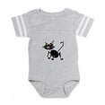 thumbnail image 1 of CafePress - FIN Retro Cat - Cute Infant Baby Football Bodysuit, 1 of 3