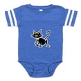 thumbnail image 1 of CafePress - FIN Retro Cat - Cute Infant Baby Football Bodysuit, 1 of 3