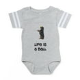 thumbnail image 1 of CafePress - FIN Rottweiler Life Ball - Cute Infant Baby Football Bodysuit, 1 of 3