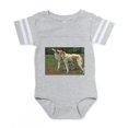 thumbnail image 1 of CafePress - FIN Russian Wolfhound Portrait Baby Football Bodys - Cute Infant Baby Football Bodysuit, 1 of 3