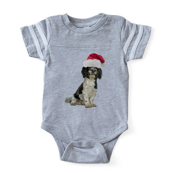 CafePress - FIN Santa Havanese - Cute Infant Baby Football Bodysuit