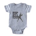 thumbnail image 1 of CafePress - FIN Score Baseball Player - Cute Infant Baby Football Bodysuit, 1 of 3
