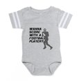 thumbnail image 1 of CafePress - FIN Score Football Player - Cute Infant Baby Football Bodysuit, 1 of 3