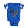 thumbnail image 1 of CafePress - FIN Score Hockey Player - Cute Infant Baby Football Bodysuit, 1 of 3