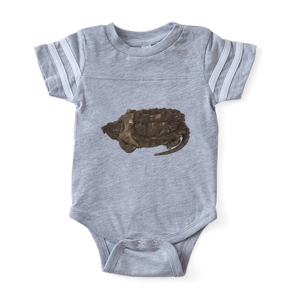 CafePress - FIN Snapping Turtle... - Cute Infant Baby Football Bodysuit