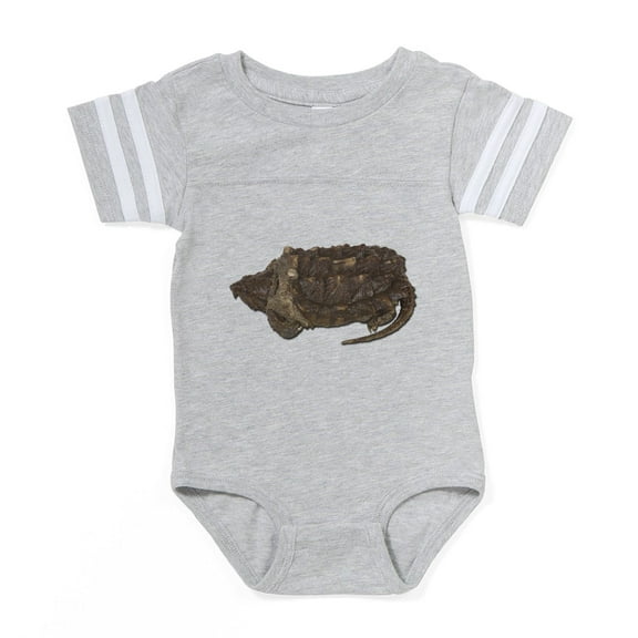 CafePress - FIN Snapping Turtle... - Cute Infant Baby Football Bodysuit
