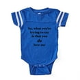 thumbnail image 1 of CafePress - FIN So What - Cute Infant Baby Football Bodysuit, 1 of 3