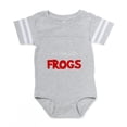 thumbnail image 1 of CafePress - FIN Still Plays Frogs - Cute Infant Baby Football Bodysuit, 1 of 3