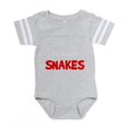 thumbnail image 1 of CafePress - FIN Still Plays Snakes - Cute Infant Baby Football Bodysuit, 1 of 3