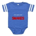 thumbnail image 1 of CafePress - FIN Still Plays Snakes - Cute Infant Baby Football Bodysuit, 1 of 3