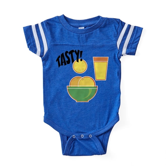 CafePress - FIN Tasty Orange - Cute Infant Baby Football Bodysuit