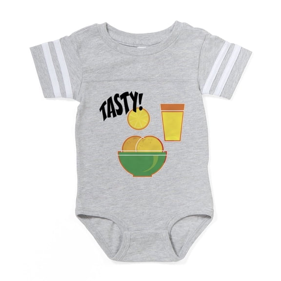 CafePress - FIN Tasty Orange - Cute Infant Baby Football Bodysuit