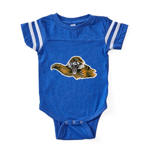 CafePress - FIN Tiger Attacking.Png - Cute Infant Baby Football Bodysuit
