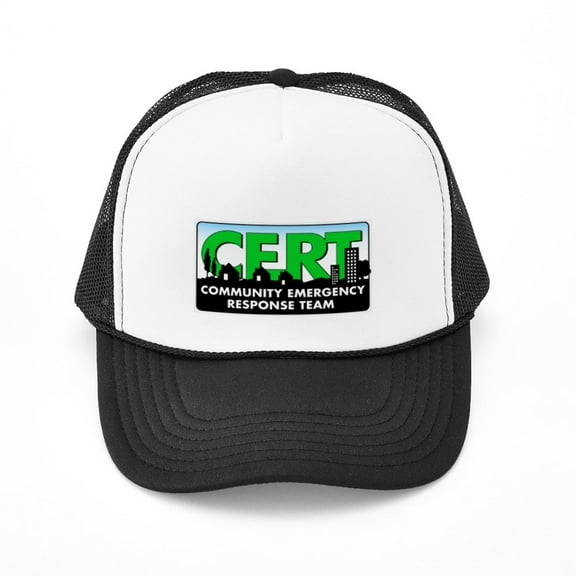 CafePress - FINAL_CERT_Logo - Adjustable Unisex Printed Trucker Hat with Mesh Back