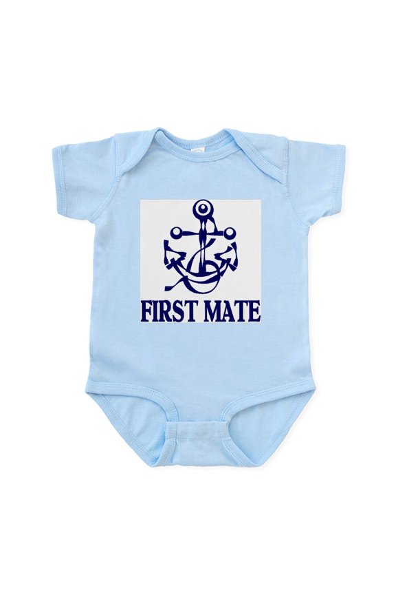 - FIRST MATE Infant Bodysuit - Baby Light Bodysuit, Size Newborn - 24 Months