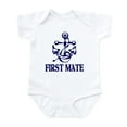thumbnail image 1 of CafePress - FIRST MATE Infant Bodysuit - Baby Light Bodysuit, Size Newborn - 24 Months, 1 of 4