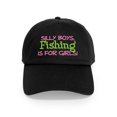 thumbnail image 1 of CafePress - FISHING IS FOR GIRLS Cap - Adjustable 100% Brushed Unisex Casual Cotton Baseball Cap, Beige, 1, 1 of 2