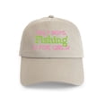 thumbnail image 1 of CafePress - FISHING IS FOR GIRLS Cap - Adjustable 100% Brushed Unisex Casual Cotton Baseball Cap, Beige, 1, 1 of 2