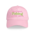 thumbnail image 1 of CafePress - FISHING IS FOR GIRLS Cap - Adjustable 100% Brushed Unisex Casual Cotton Baseball Cap, Beige, 1, 1 of 2