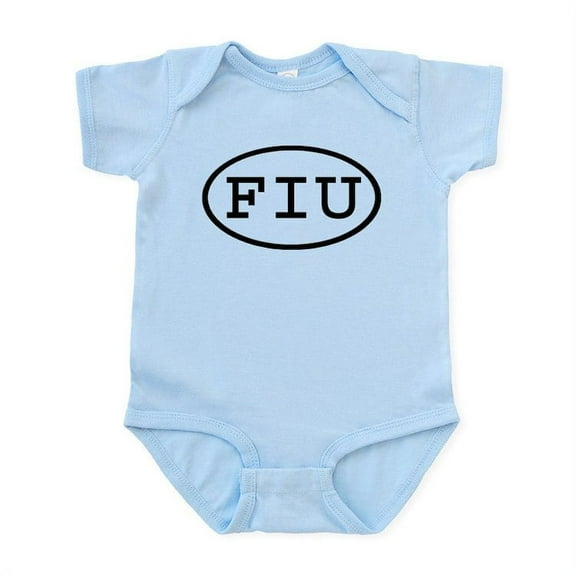 CafePress - FIU Oval Infant Bodysuit - Baby Light Bodysuit, Size Newborn - 24 Months