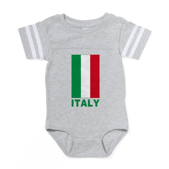 CafePress - FL ITALY_Sigg - Cute Infant Baby Football Bodysuit