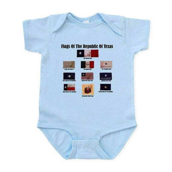 CafePress - FLAGS OF THE REPUBLIC Body Suit - Baby Light Bodysuit, Size Newborn - 24 Months