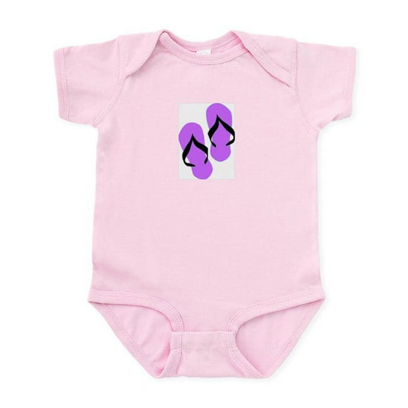 CafePress - FLIP FLOP Infant Bodysuit - Baby Light Bodysuit, Size Newborn - 24 Months