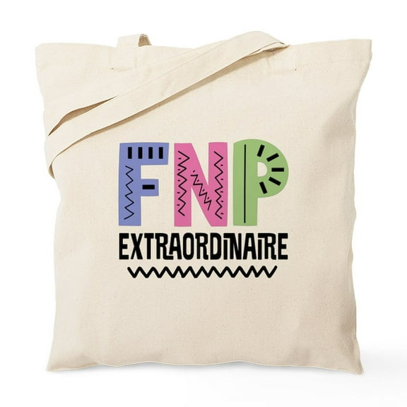 CafePress - FNP Family Nurse Practitioner - Unisex Canvas Tote Bag, Beige, 1-Piece