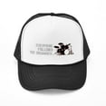 thumbnail image 1 of CafePress - FOLLOW THE DRUMMER - Adjustable Unisex Printed Trucker Hat with Mesh Back, 1 of 8