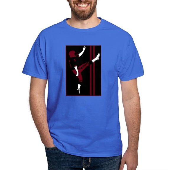 CafePress - FOOTBALL *18* {Crimson} Dark T Shirt - Men's Classic Graphic Cotton T-Shirt