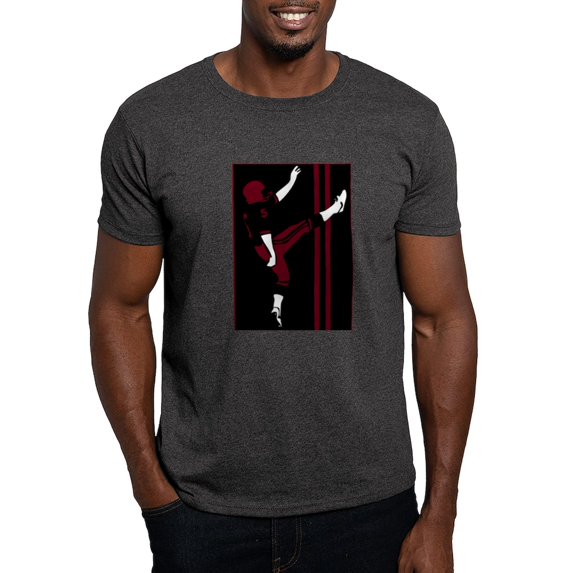 CafePress - FOOTBALL *18* {Crimson} Dark T Shirt - Men's Classic Graphic Cotton T-Shirt