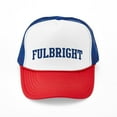 thumbnail image 1 of CafePress - FULBRIGHT Design (Blue) - Adjustable Unisex Printed Trucker Hat with Mesh Back, 1 of 10