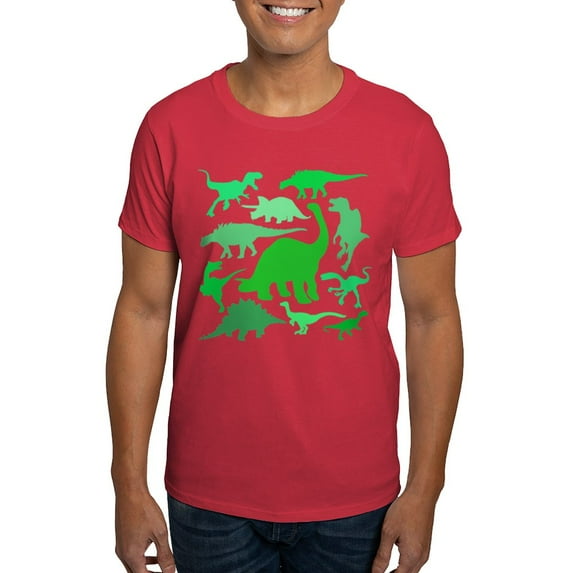 CafePress - FUN! LOTS Of DINOSAURS! Dark T Shirt - Men's Classic Graphic Cotton T-Shirt