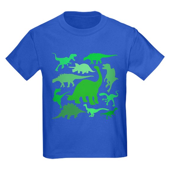 CafePress - FUN! LOTS Of DINOSAURS! Kids Dark T Shirt - Dark T-Shirt Kids XS-XL
