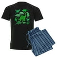 thumbnail image 1 of CafePress - FUN! LOTS Of DINOSAURS! Men's Dark Pajamas - Men's Dark Loose Fit Cotton Pajama Set, 1 of 7