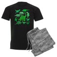 thumbnail image 1 of CafePress - FUN! LOTS Of DINOSAURS! Men's Dark Pajamas - Men's Dark Loose Fit Cotton Pajama Set, 1 of 7